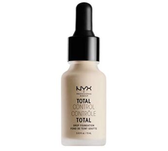 NYX PROFESSIONAL MAKEUP Total Control Drop Foundation – Porcelain, With Pink Undertones
