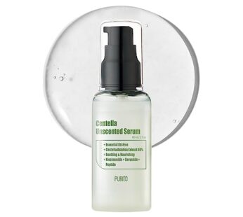 PURITO Centella Unscented Serum for face, Centella Asiatica,Recovery facial Calming soothi