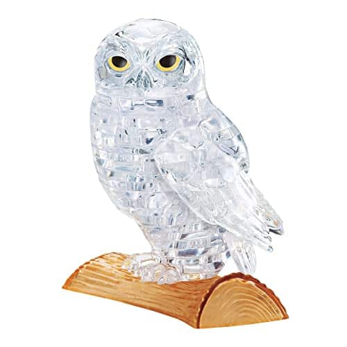 BePuzzled | Owl Original 3D Crystal Puzzle, Ages 12 and Up, Owl, Clear - Image 2