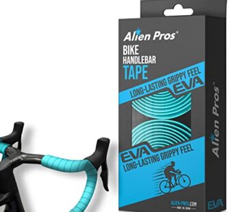 ALIEN PROS Bike Handlebar Tape EVA (Set of 2) Bianchi Green – Enhance Your Bike Grip with