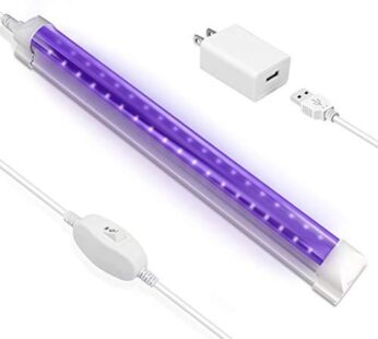 UV LED Black Light, 10W LED Tube Black Light for Black Light Bulbs Replacement, Blacklight