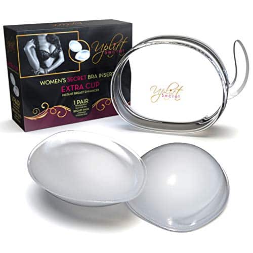 Uplift Secret Silicone Bra Inserts - Clear Gel Push Up Breast Pads - Bra Padding Bust Enha - Image 2