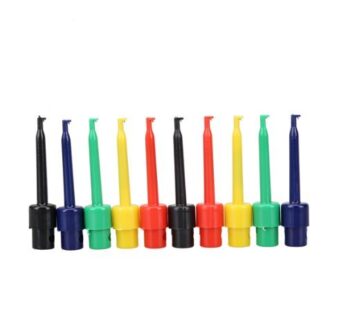 Michael Aabbye 5 Pairs Multimeter Part Colorful Hook Clip Grabber Test Probe for Electroni