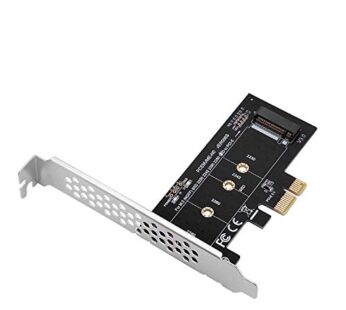 MZHOU NVME M.2 SSD M-Key to PCI-e 3.0 x1 Host Controller Expansion Card,Supports M2 NGFF P