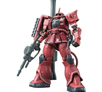 Bandai Spirits Hobby MS-06S Zaku II Char Aznable’s Mobile Suit Gundam (Red Comet Ver.) “Gu