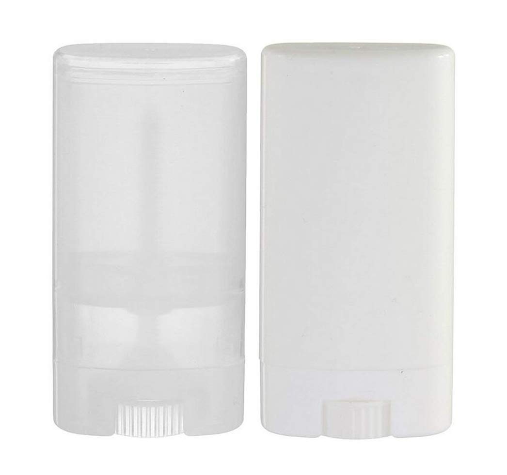 UPSTORE 10PCS 15ml/0.5oz Empty Refill Plastic Oval Deodorant Containers Lip Gloss Balm Lip - Image 3