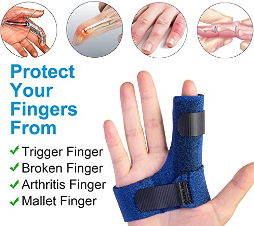 Sumifun Finger Brace, Trigger Finger Splint for Index Middle Ring Pinky Finger Arthritis P - Image 3