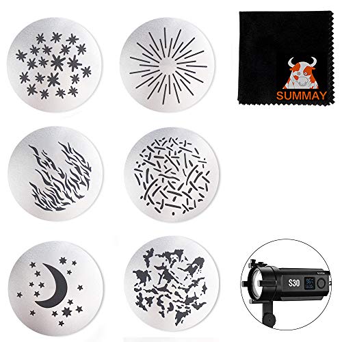 GODOX SA-09-001 GOBO Sets for S30 LED Light Creative Effects (SUSA09001) - Image 7