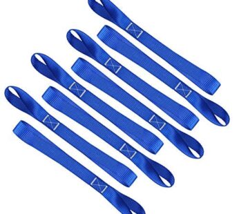 JCHL Soft Loop Tie Down Straps (8 Pack) 1800Lbs Load Capacity, 4800Lbs Breaking Strength H