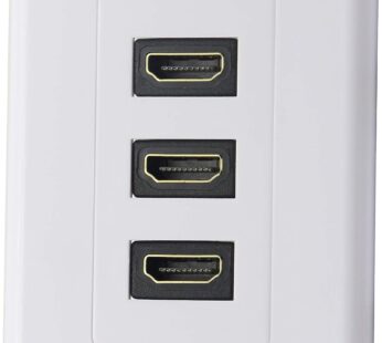 zdyCGTime 3 Port HDMI 2.0 Decorative Wall Plate HDMI Component Composite Audio Video Wall