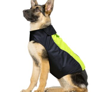 Vizpet Dog Raincoat Waterproof Coats,Dog Jacket High Visibility Warm Vest Dog Clothes for