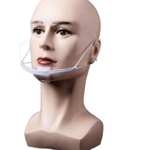 Reusable Plastic Clear Mask 10PCS Professional Transparent Sanitary Cover Anti-Fog Face Sh