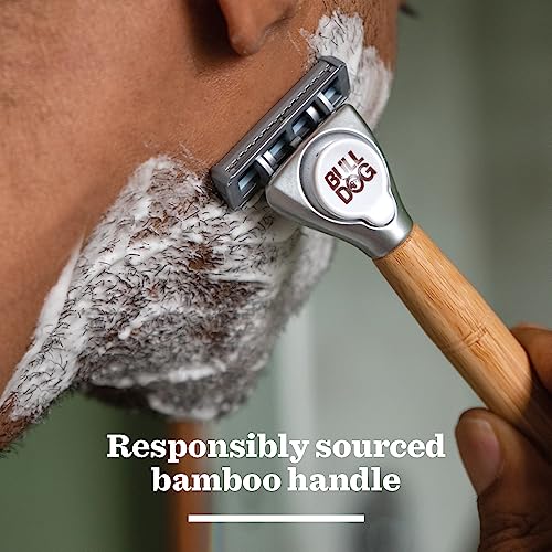 Bulldog Skincare Sensitive Bamboo Razor Blades x4 - Image 4