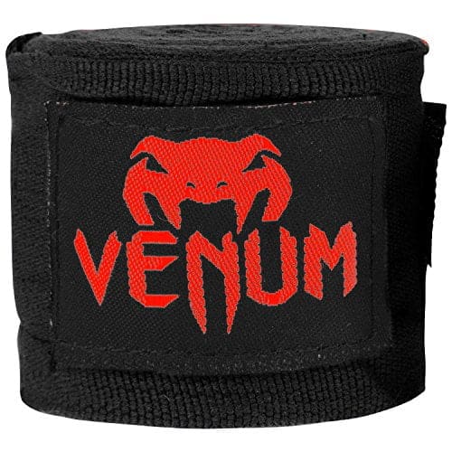 Venum Kontact Boxing Hand Wraps - Black/Red, 98 in - Image 2