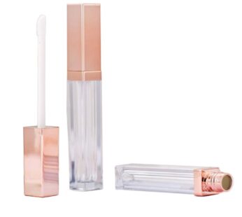 NATUWORLD 6PCS 5ml/0.17oz Empty Lip Gloss Tubes Containers with Brush Applicator and Rose