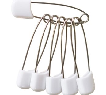 Otylzto 70PCS Plastic Safety Pin 2inch Stainless Steel Pins No Rust, Safety Locking Baby C