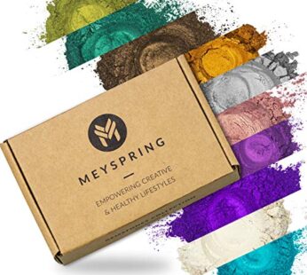 MEYSPRING Gemstones Collection Mica Powder for Epoxy Resin – 100g – Epoxy Pigment Colors f