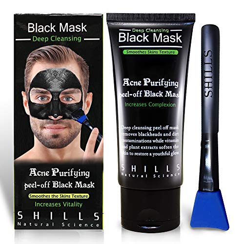 SHILLS Blackhead Remover, Pore Control, Skin Cleansing, Purifying Bamboo Charcoal, Peel Of