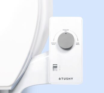 TUSHY Basic 2.0 Bidet Toilet Seat Attachment | Modern Sleek Design. Fresh Clean Water Spra