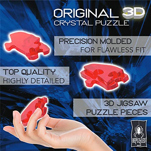 BePuzzled | Owl Original 3D Crystal Puzzle, Ages 12 and Up, Owl, Clear - Image 5