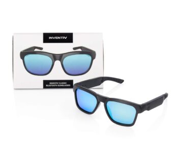 Inventiv Wireless Bluetooth Audio Sunglasses, Open Ear Headphones Music & Hands-Free Calli