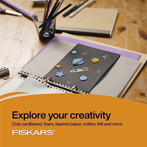 Fiskars 7" SoftGrip Left-Handed Student Scissors for Kids 12-14 - Left-Handed Scissors for - Image 5
