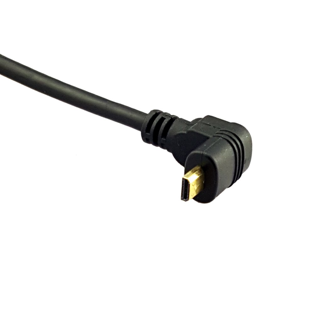 Seadream 1Foot 90 Degree Down Angle Micro HDMI Male To HDMI Male Cable Connector (1Pack) - Image 3