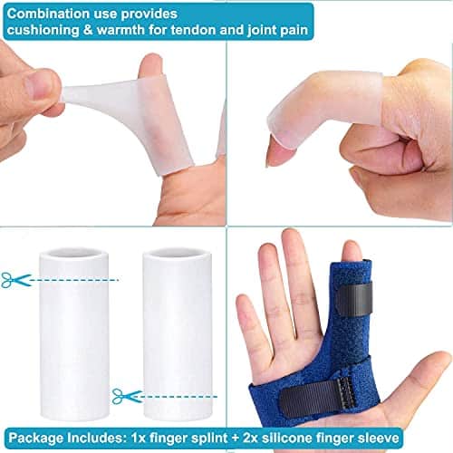 Sumifun Finger Brace, Trigger Finger Splint for Index Middle Ring Pinky Finger Arthritis P - Image 6