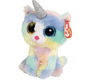 Ty Beanie Boos Unicorn 6in Heather Uni-Kitty, Perfect Plush!