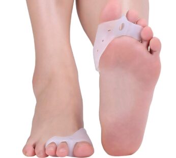 Salmue Silicone Correction Toe, 2 Pairs Gel Separator for Hallux Valgus Hammer Toes Foot C