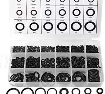 HongWay 770pcs Rubber O Ring Assortment Kits 18 Sizes Sealing NBR Gasket Washers for Car A