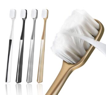 Mcuy Ultra Soft Nano Toothbrush for Sensitive Teeth and Gums Care, Extra Soft Silko Toothb