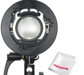 Godox S2 Speedlite S-Type Bracket Bowens Mount Flash Holder for Godox V1 AD200Pro AD400Pro