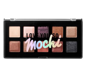 NYX PROFESSIONAL MAKEUP Love You so Mochi Eyeshadow Palette, Sleek and Chic, 0.46 Ounce
