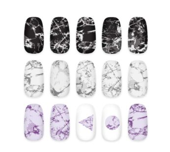 KADS Nail Art Stamping Plate Marble Nail Template Nail Art Design Tool Nail DIY Design Ima