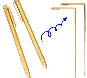 OIIKI 2PCS Dowsing Rods, Retractable divining rods, Portable Pen Shape L Rods, for Ghost H