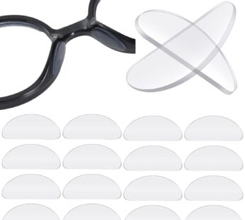 TOODOO 18 Pairs Eyeglasses Nose Pads Adhesive Silicone Glasses Replacement Anti Slip Nosep