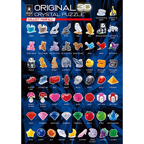 BePuzzled | Owl Original 3D Crystal Puzzle, Ages 12 and Up, Owl, Clear - Image 3