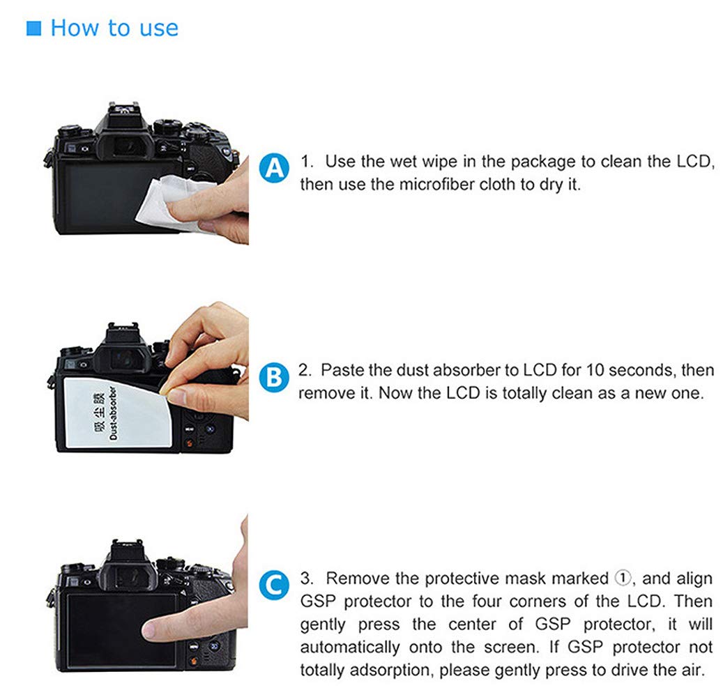 JJC 0.01" Ultra-Thin Optical Glass LCD Screen Protector for Fuji X100V X-T4, 9H Hardness, - Image 5