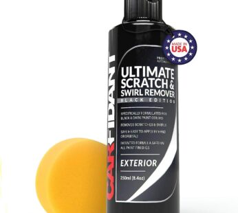 Carfidant Black Car Scratch Remover – Ultimate and Swirl for Dark Paints- Solvent & Paint