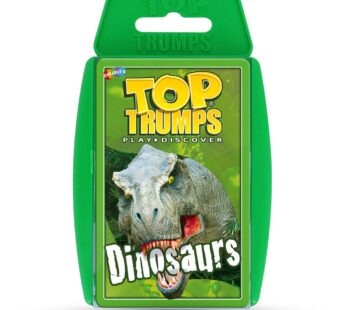 Top Trumps Dinosaurs Classics Card Game, Learn about the Tyrannosaurus Rex, Stegosaurus, G