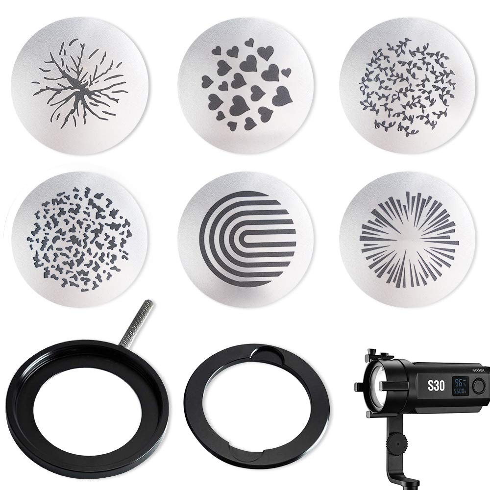GODOX SA-09-002 GOBO Sets for S30 LED Light Creative Effects - Image 3