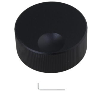 lovermusic lovermusic 32x13MM Black Sandblasting Audio Control Tuning Knob fit 6MM Dia Bor