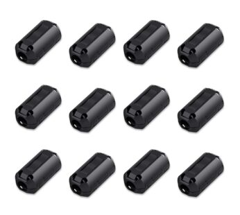 Viaky 12 Pack RFI EMI Noise Suppressor Cable Clip, Clip-on Ferrite Ring Core Noise Filter