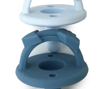 Itzy Ritzy Silicone Pacifiers for Newborn – Sweetie Soother Pacifiers Feature Collapsible