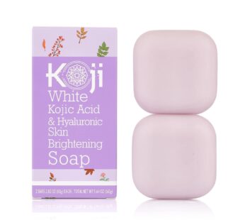 Koji White Kojic Acid & Collagen Skin Brightening Soap for Face & Natural Glowing Skin – M