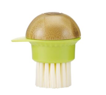 Full Circle FunGuy, 2 in 1 Mushroom Cleaning Brush, Green