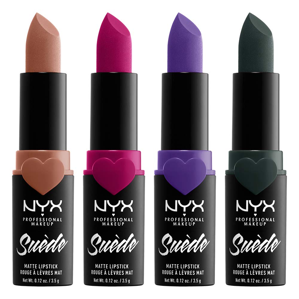 NYX PROFESSIONAL MAKEUP Suede Matte Lipstick, Vegan Formula - Spicy (True Red) - Image 6