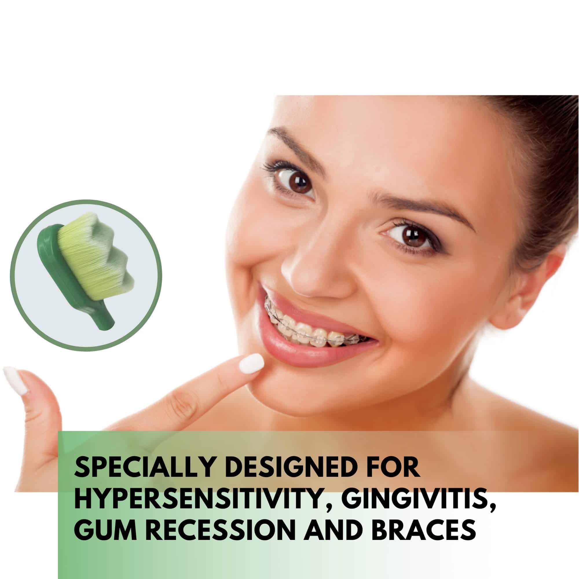 Extra Soft Toothbrush for Sensitive Gums and Teeth. Micro Nano Toothbrushes with 20,000 Ul - Image 5