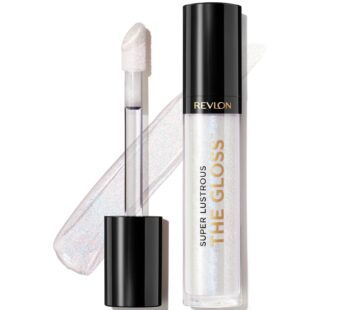 Revlon Lip Gloss, Super Lustrous The Gloss, Non-Sticky, High Shine Finish, 304 Frost Queen